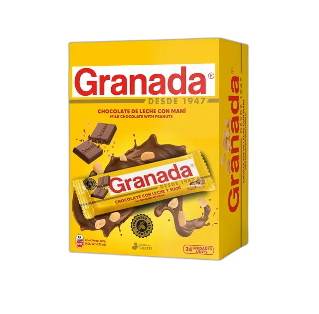 Tableta de Chocolate con Maní 24 unidades