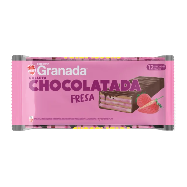 Chocolatada Fresa 12 unidades